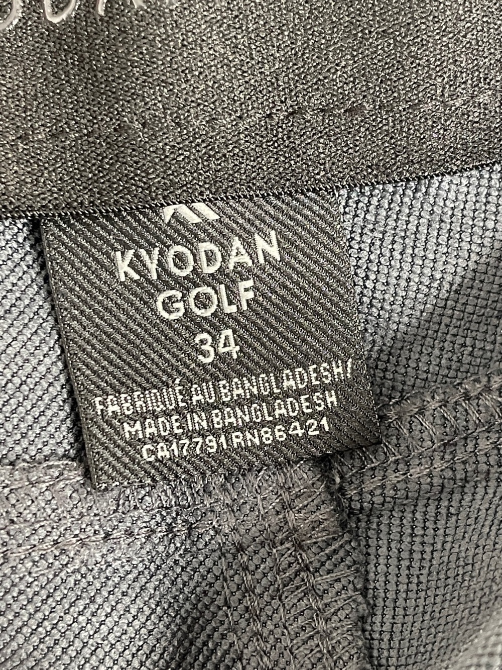 Kyodan Golf Mens Performance Shorts Stretch Flat Front Tech Gray Athletic Sz 34 - Picture 3 of 6